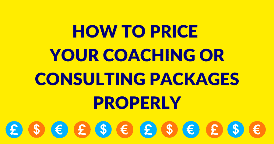 How to price your coaching or consulting packages properly | Charelle ...